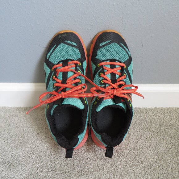 Merrell mqm flex womens hiking shoes size 8 blue/pink/orange mulitcolor #J12336 - Picture 5 of 10